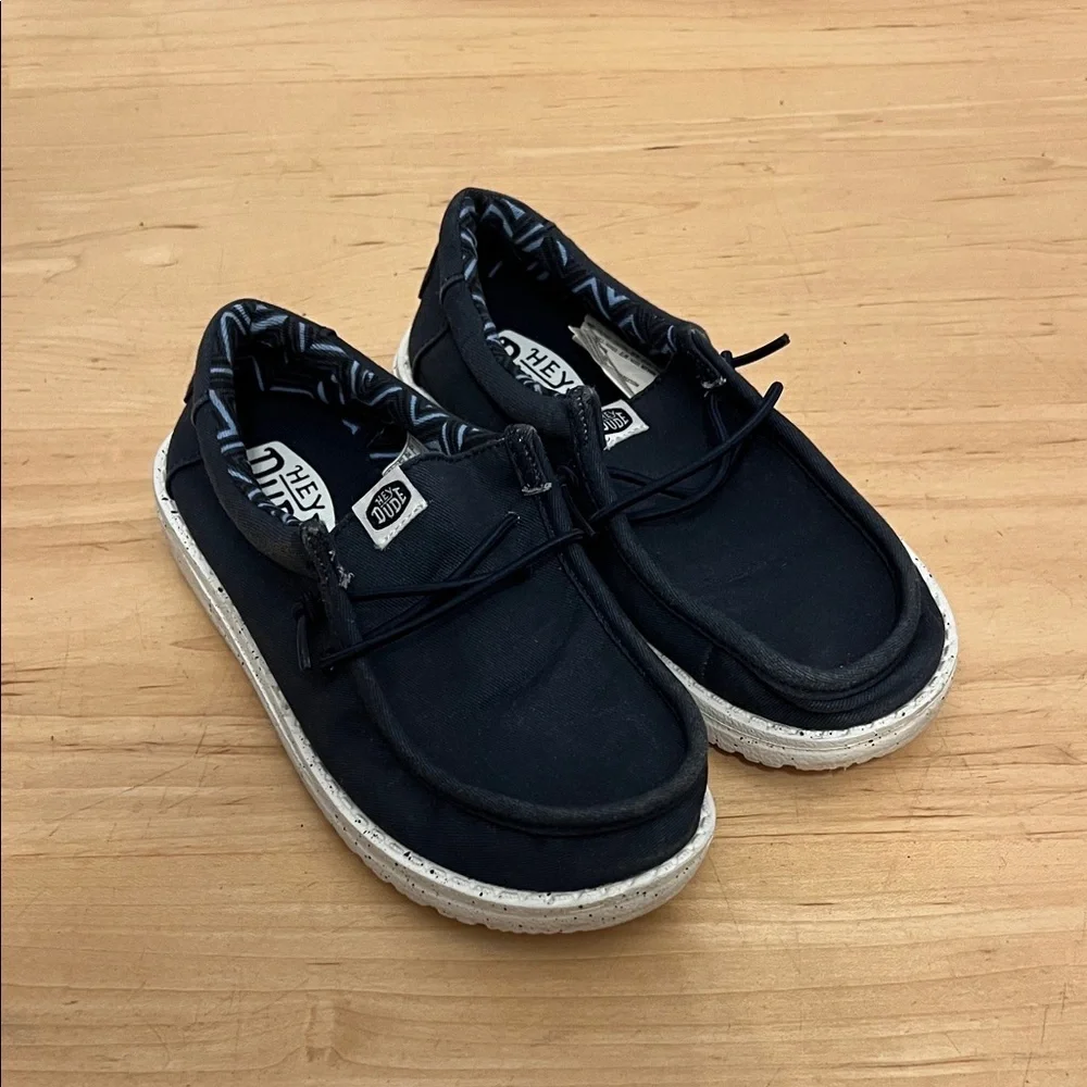 Hey Dude Kids Shoes in Blue and White